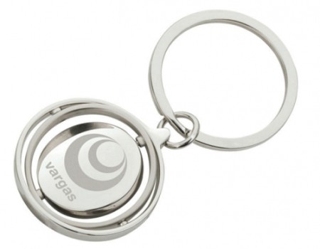 Spinner Keychain with Engraved Logo