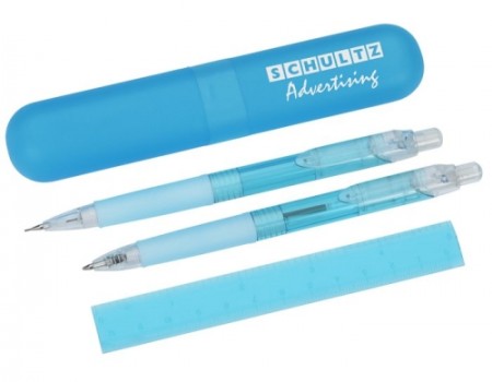 Caribbean Pen and Mechanical Pencil Set with Ruler