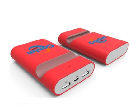 Mobile phone holder power bank