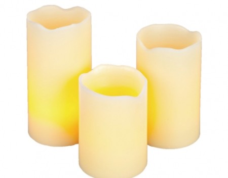 Light-Up LED Pillar Candle