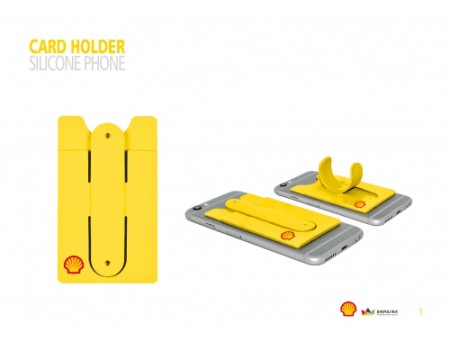 silicone phone card holder