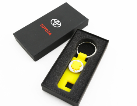 Custom Silicone Keychain with Logo