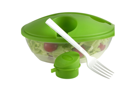 Salad Container with Lid & Fork