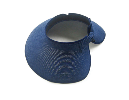 Custom Straw Sun Visor with Wide Brim