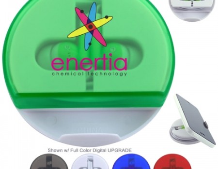 Circle Ear Buds Phone Stand