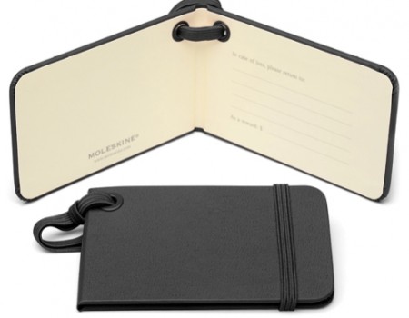 Notebook luggage tag
