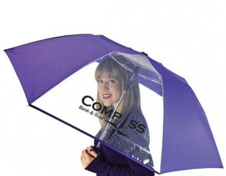 EZ Click Clear Panel Umbrella