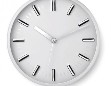 12" Slim Metal Wall Clock