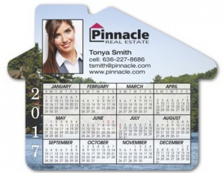 House Shape Calendar Magnet