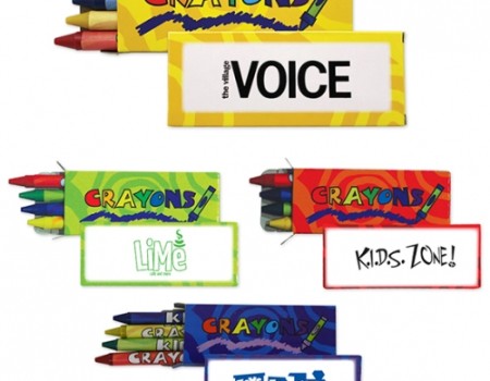 4 Pack Standard Crayons