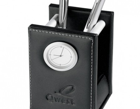 Metropolitan Pencil Cup and Clock