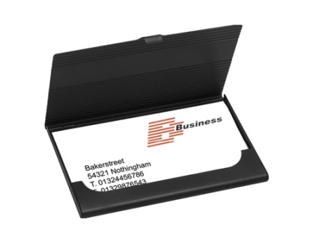 Elegant metallic card case