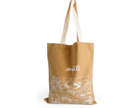 cork Tote Bag with Webbing Handles
