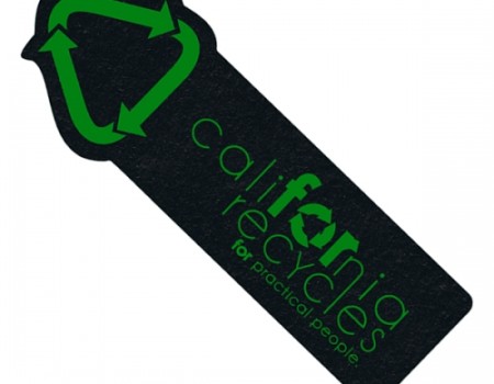 Recycle Arrows Recycled Tire No-Slip Bookmark Jar Opener
