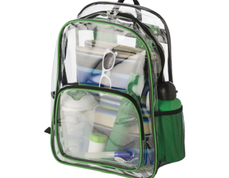 Transparent backpack