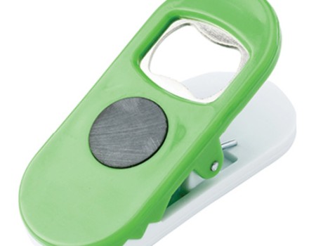 Magnetic clip and opener