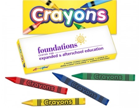 Liquimark Pack of Four Quality Crayons