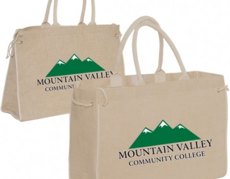 Jumbo Jute Tie Tote