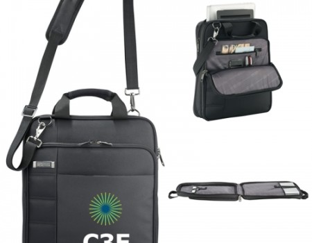 enpai Vertical Checkpoint-Friendly Messenger Bag