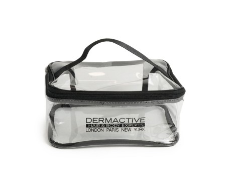 Transparent PVC Toiletry Bag with Handle