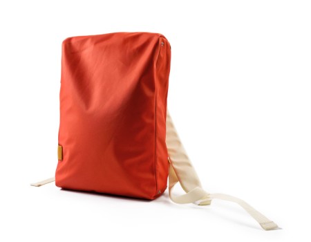 Side-Opening Nylon Backpack