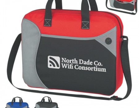 Wave Briefcase Messenger Bag