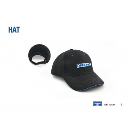 six panel cotton hat