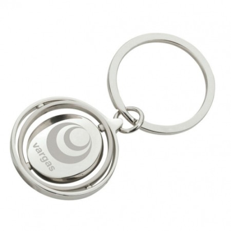 Spinner Keychain with Engraved Logo