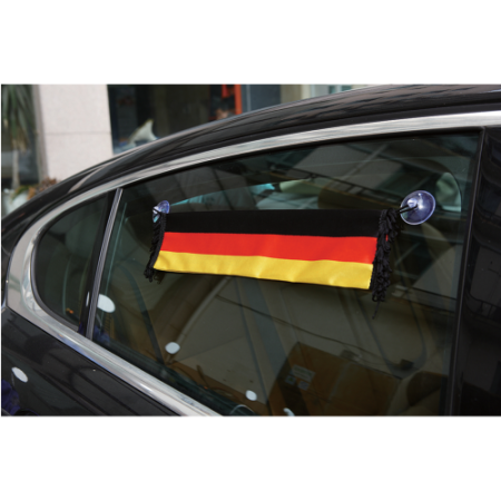 Car window scarf
