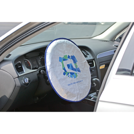 Steering wheel sun shade