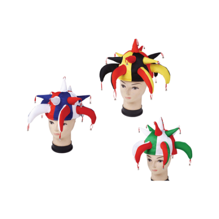 Branded Clown Cheering Hats and Wigs