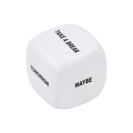 Promotional Decision Maker Stress Cube