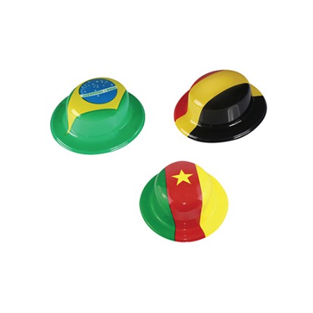 Flag Bowler Hats and Fan Wigs