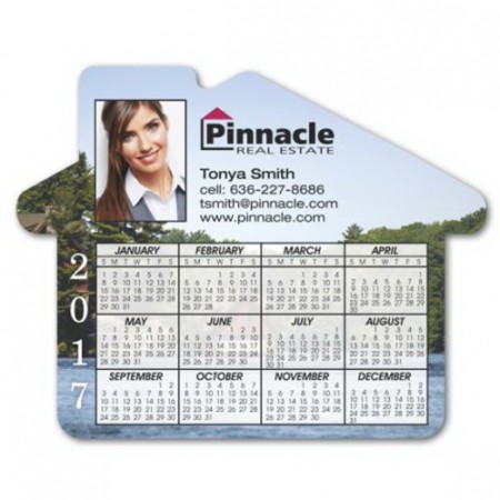 House Shape Calendar Magnet