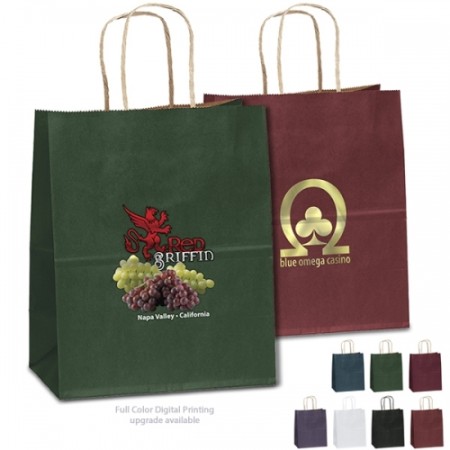 7x9 Munchkin Matte Paper Shopper Tote Bag