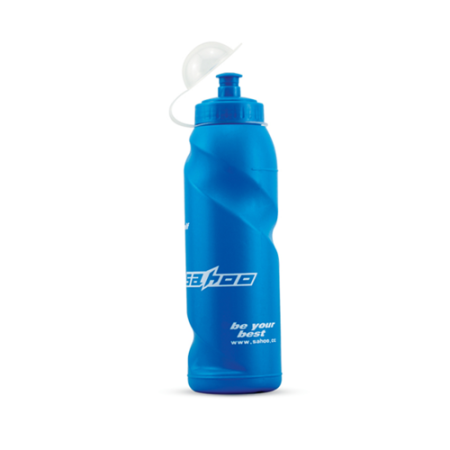 Coloured plastic water bottle