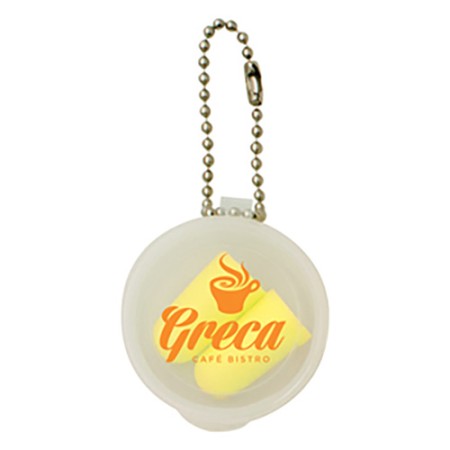 New York Ear Plugs with Keychain Case