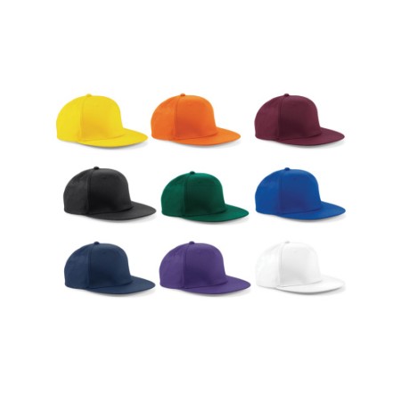 Custom 5-Panel Snapback Flat Bill Cap